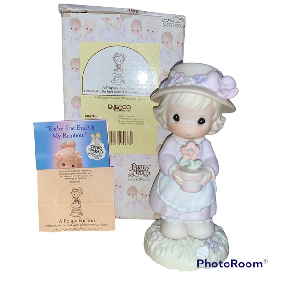 Precious Moments Other - Precious Moments A Poppy For You Porcelain Figurine